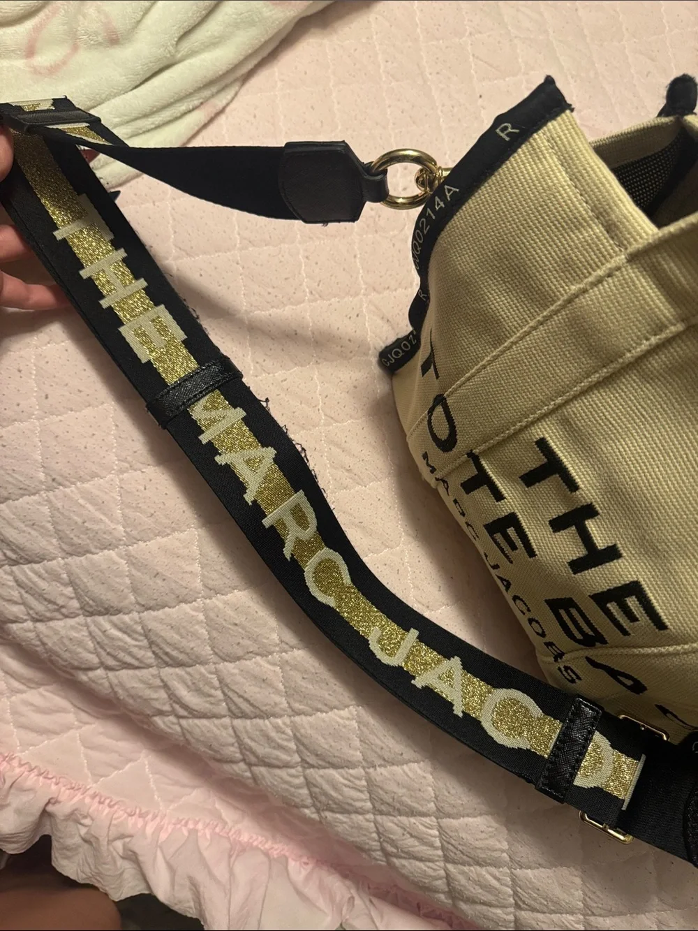 Marc Jacobs cream canvas